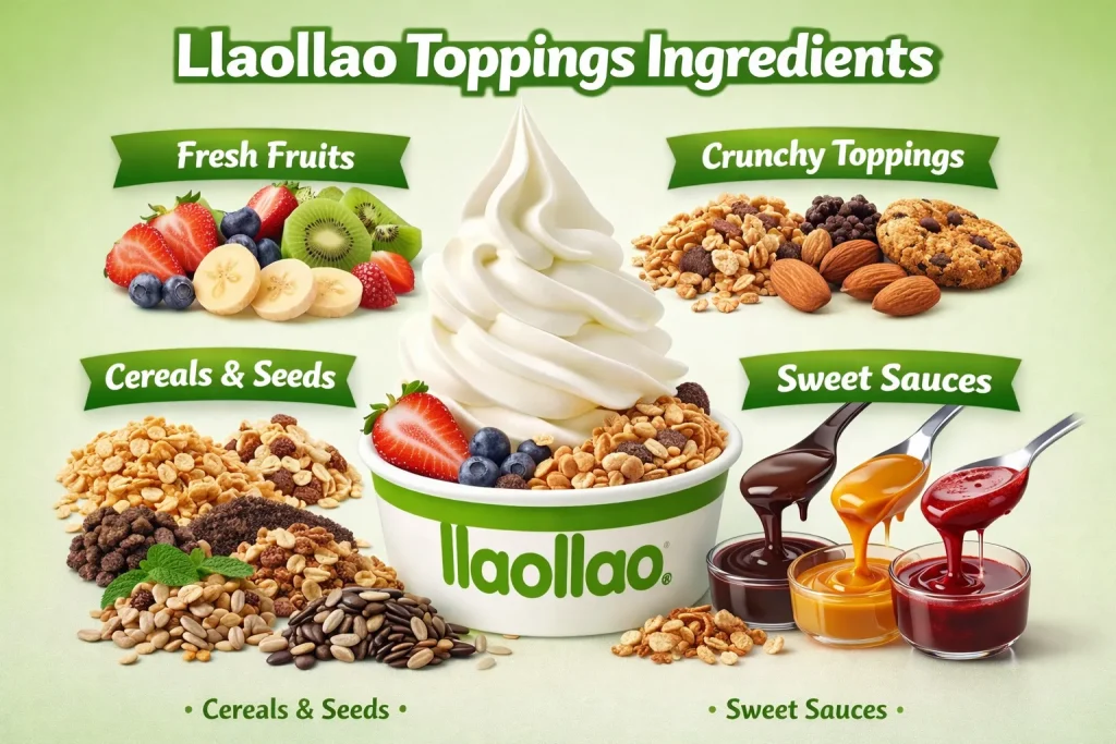 Llao Llao Toppings Ingredients