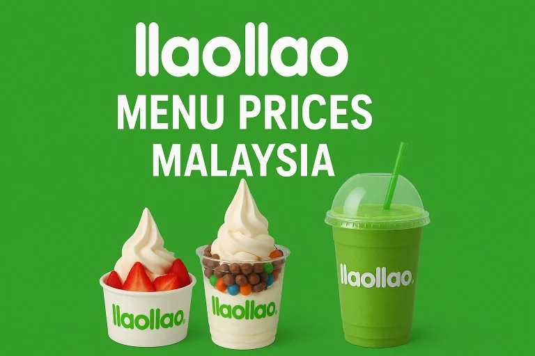 Llaollao Menu Price Malaysia