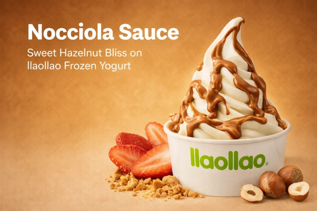 Nocciola Sauce at llaollao
