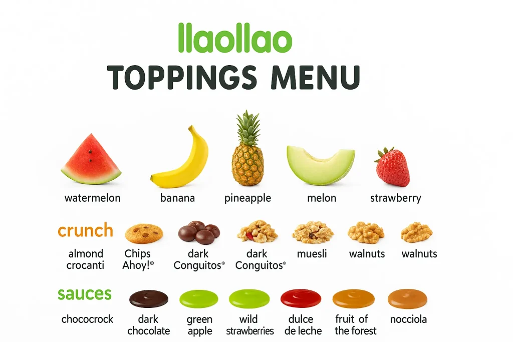 llaollao toppings