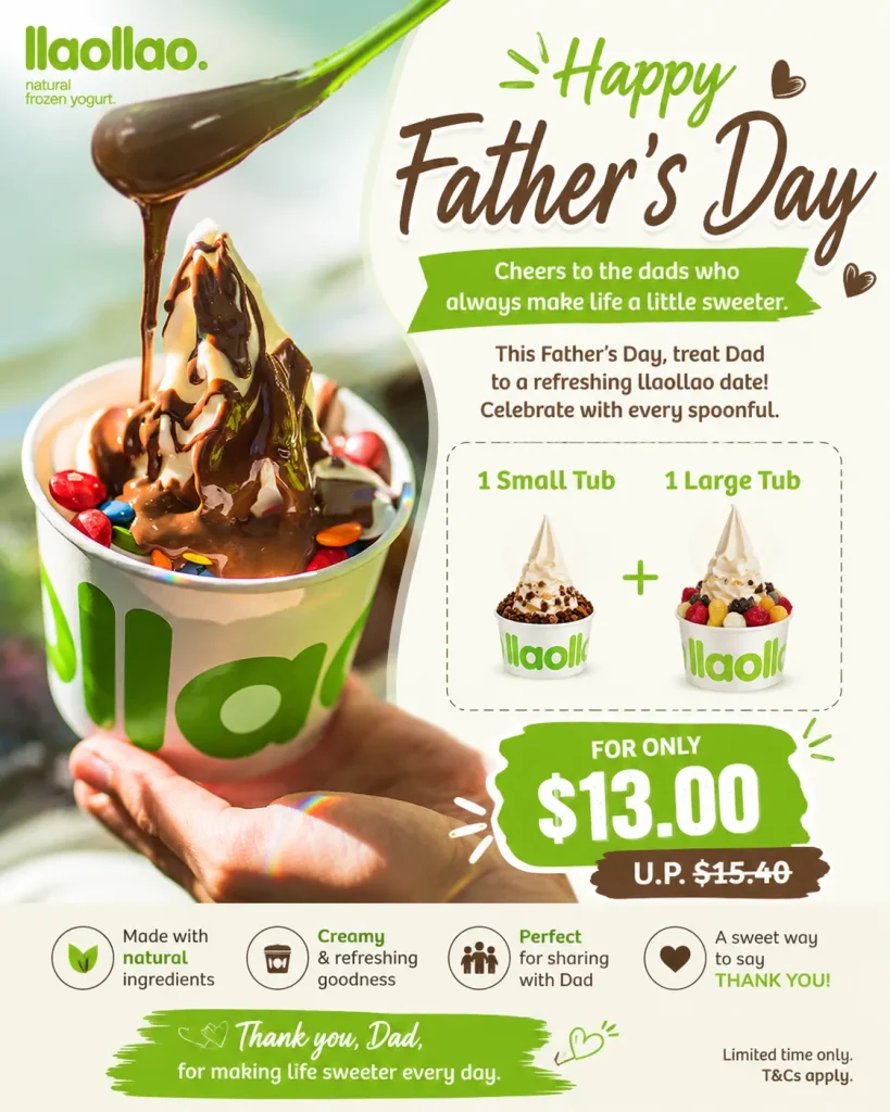 llaollao Father’s Day Deal